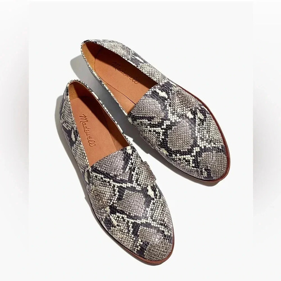 Madewell Shoes - Madewell Alex Loafer Snakeskin Size 7